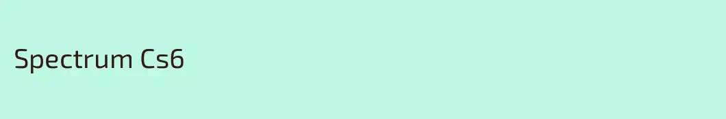 Spectrum Cs6